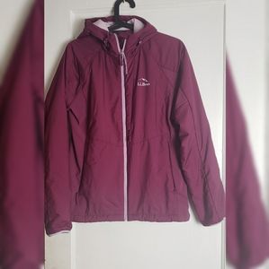 L.L. Bean winter light weight hooded jacket